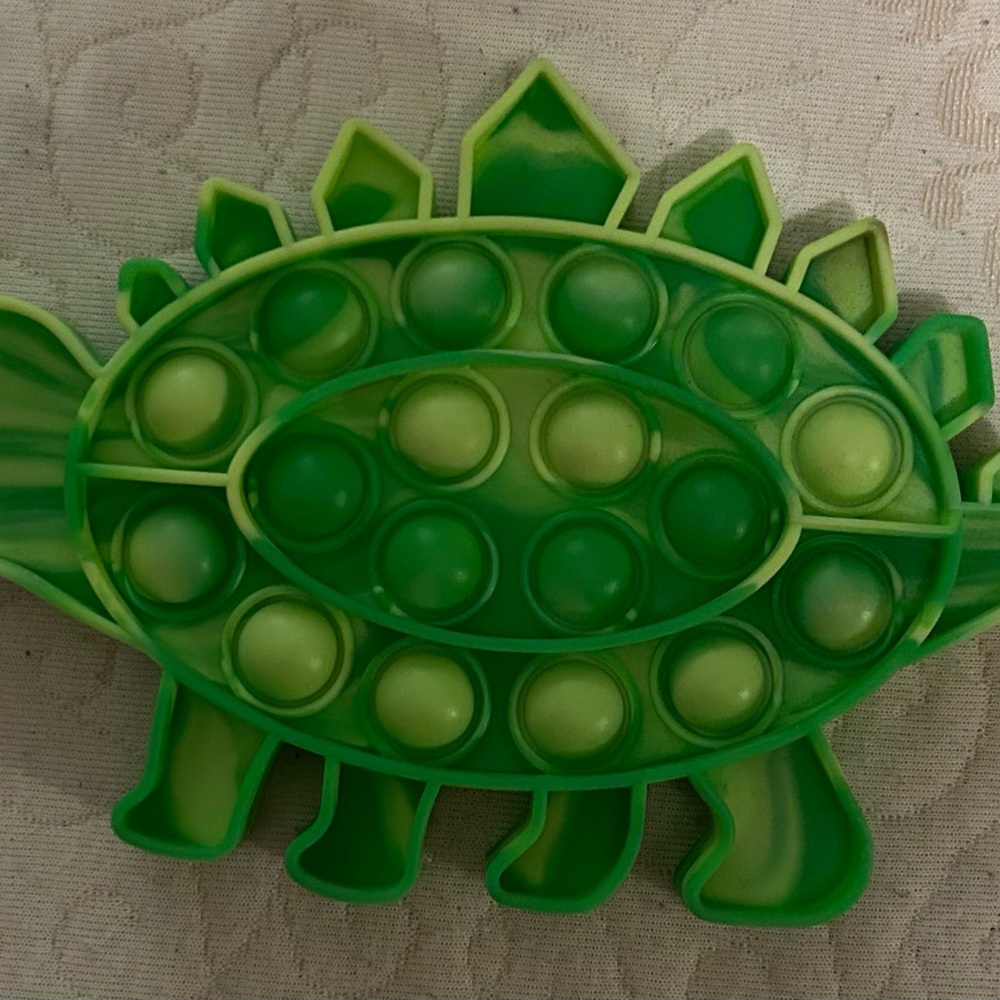Dinosaur Pop It (Green Tie Dye)
